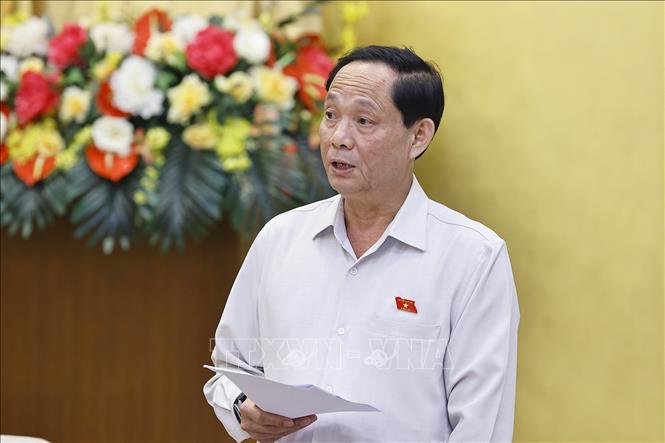 Phó Chủ tịch Quốc hội Trần Quang Phương phát biểu. Ảnh: Doãn Tấn - TTXVN