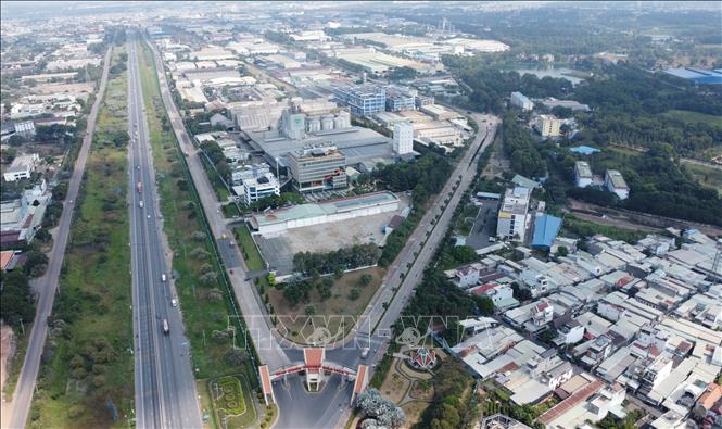 Một góc Khu công nghiệp Biên Hòa 2, tỉnh Đồng Nai. Ảnh: Công Phong - TTXVN