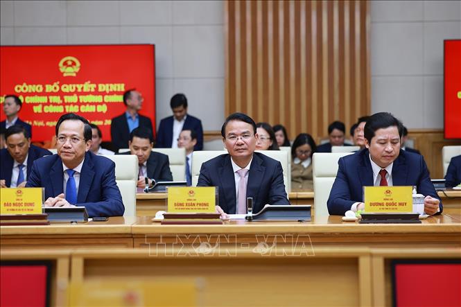 Đồng chí Đặng Xuân Phong giữ chức Phó Chủ nhiệm Thường trực Văn phòng Chính phủ. Ảnh: Dương Giang-TTXVN 