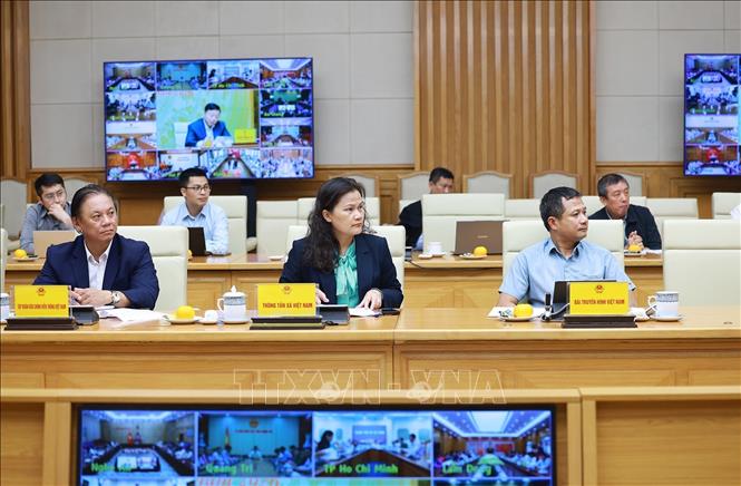 Các đại biểu tham dự Phiên họp lần thứ 32 của BCĐ chống khai thác hải sản bất hợp pháp. Ảnh: Dương Giang-TTXVN
