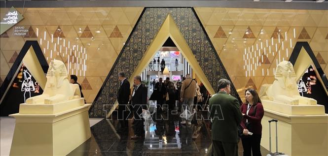 Các gian hàng tại Hội chợ Du lịch Quốc tế Berlin 2026. Ảnh: Vũ Hiệp - PV TTXVN tại CHLB Đức