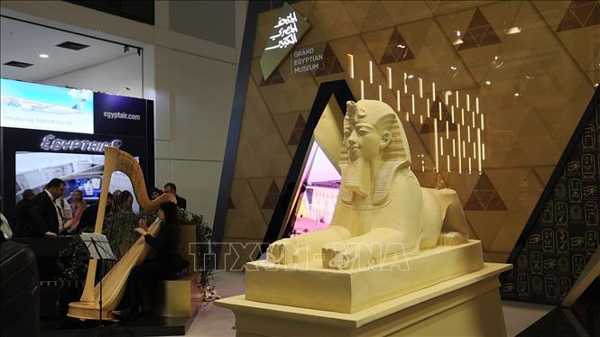 Gian hàng tại Hội chợ Du lịch Quốc tế Berlin 2026. Ảnh: Vũ Hiệp - PV TTXVN tại CHLB Đức