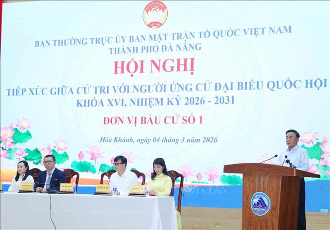 Thường trực Ban Bí thư Trần Cẩm Tú phát biểu tại hội nghị. Ảnh: Phương Hoa - TTXVN