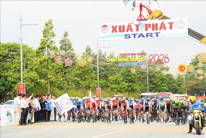 The 2026 international women’s cycling tournament – Biwase Tour of Vietnam and the 16th Ho Chi Minh City International Women’s Cycling Race – Biwase Cup officially opens on March 4 in Binh Duong ward, Ho Chi Minh City. VNA Photo: Huyền Trang