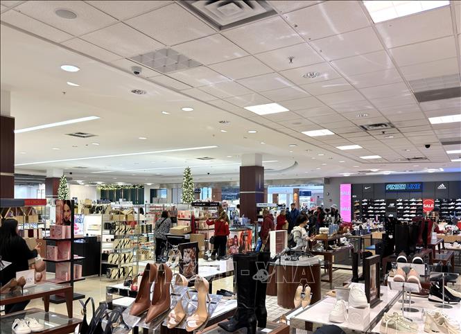 Bên trong một trung tâm thương mại ở bang Maryland (Mỹ). Ảnh: Ngọc Quang - PV TTXVN tại Mỹ