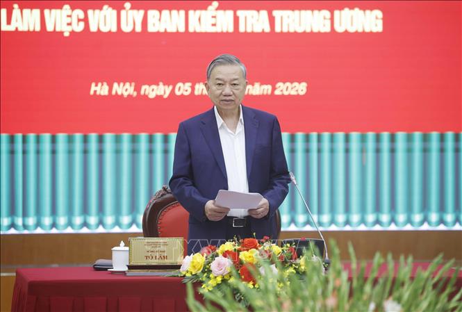 Tổng Bí thư Tô Lâm phát biểu. Ảnh: Thống Nhất – TTXVN