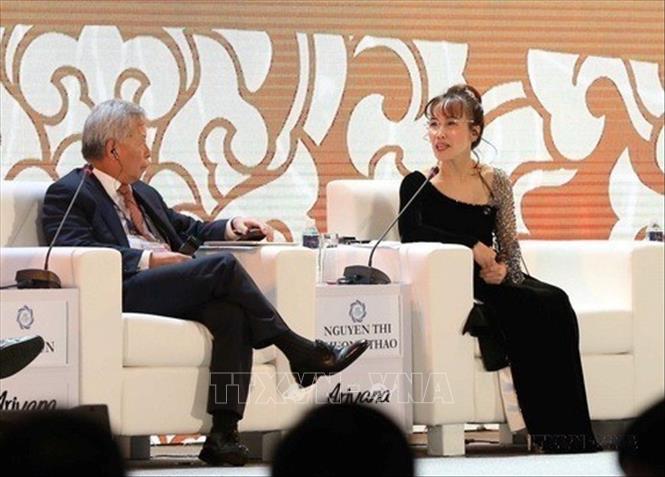 Bà Nguyễn Thị Phương Thảo, Phó Chủ tịch HĐQT, Tổng giám đốc Hãng hàng không Vietjet (VietjetAir), đồng thời là Phó Chủ tịch HĐQT thường trực Ngân hàng Thương mại cổ phần Phát triển Nhà Thành phố Hồ Chí Minh (HDBank) là nữ tỉ phú duy nhất của Đông Nam Á. Ảnh: TTXVN