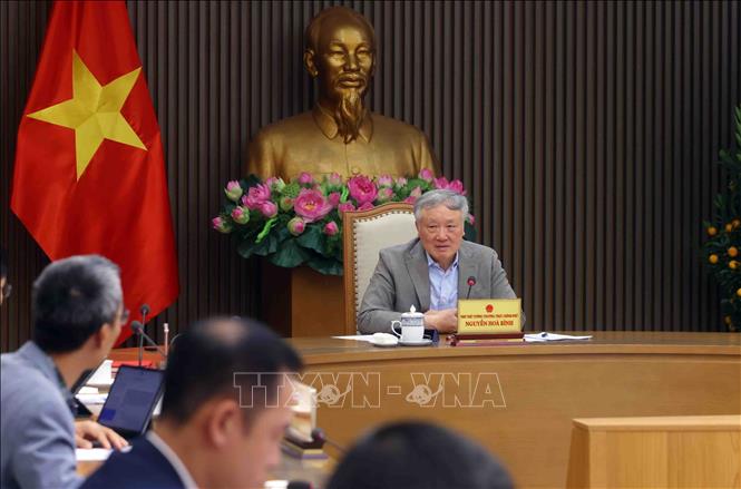 Phó Thủ tướng Thường trực Chính phủ Nguyễn Hòa Bình phát biểu. Ảnh: Phạm Kiên - TTXVN