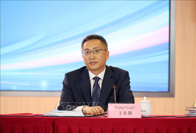 Phó Giám đốc Văn phòng Ủy ban Cải cách Tỉnh ủy Hải Nam Vương Phụng Lợi. Ảnh: Công Tuyên-PV TTXVN tại Trung Quốc