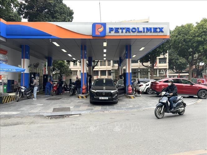 Hoạt động bán hàng được duy trì liên tục, không xuất hiện tình trạng xếp hàng dài hay gián đoạn nguồn cung. Ảnh: Quốc Lũy - TTXVN