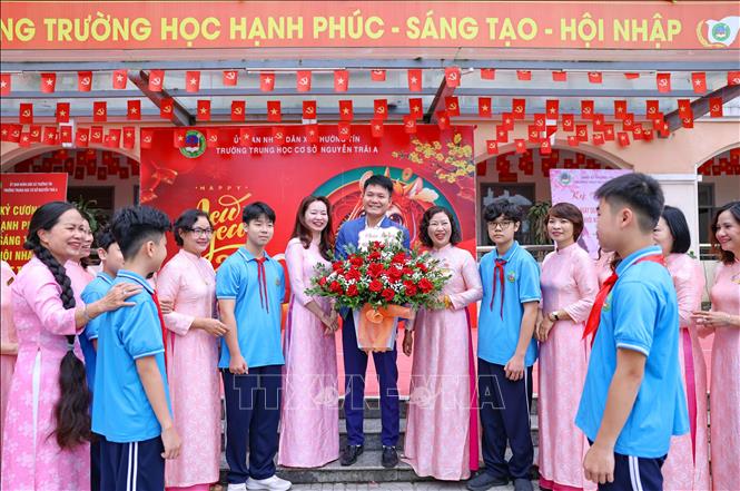 Hiệu trưởng trường THCS Nguyễn Trãi A, Phạm Thị Ngọc Thuý chia sẻ: 