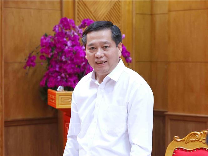 Đồng chí Nguyễn Long Hải, Uỷ viên Trung ương Đảng, Phó Bí thư Thường trực Đảng uỷ các cơ quan Đảng Trung ương phát biểu tại hội nghị. Ảnh: Phương Hoa - TTXVN
 
