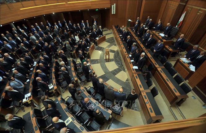 Quang cảnh phiên họp Quốc hội Liban tại thủ đô Beirut. Ảnh: THX/TTXVN