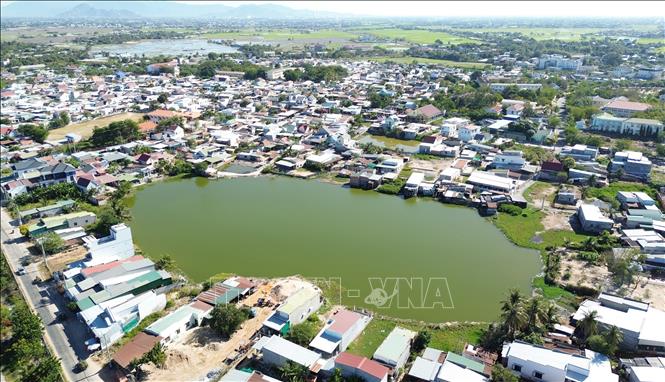 Làng gốm Chăm Bàu Trúc (xã Ninh Phước, tỉnh Khánh Hòa). Ảnh: Nguyễn Thành - TTXVN