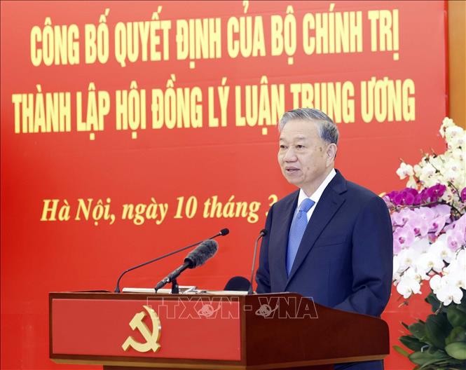 Tổng Bí thư Tô Lâm phát biểu chỉ đạo. Ảnh: Thống Nhất – TTXVN