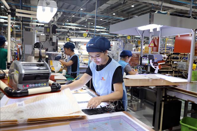 Công ty trách nhiệm hữu hạn Gentherm Việt Nam phấn đấu trong năm 2026 sẽ đạt khoảng 35 triệu sản phẩm, Ảnh: Đại Nghĩa - TTXVN