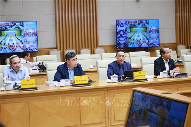 Các đại biểu dự Hội nghị trực tuyến về kinh tế bạc. Ảnh: Dương Giang-TTXVN