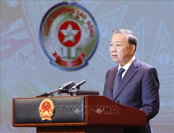 Tổng Bí thư Tô Lâm phát biểu chỉ đạo. Ảnh: Thống Nhất – TTXVN