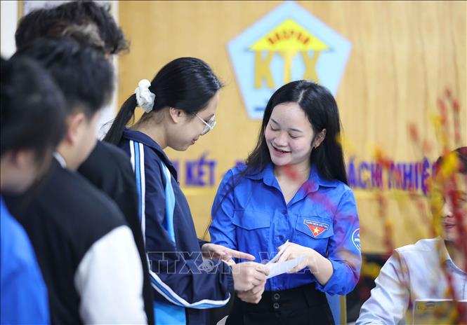 Ngày 15/3/2026 tới đây, sinh viên Trường Đại học Sư phạm Hà Nội sẽ cùng tham gia bỏ phiếu để góp phần xây dựng chính quyền vững mạnh và một xã hội ngày càng phát triển. Ảnh: Thanh Tùng - TTXVN