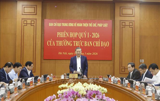 Tổng Bí thư Tô Lâm phát biểu. Ảnh: Thống Nhất – TTXVN