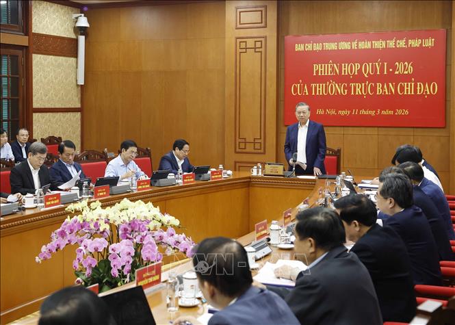 Tổng Bí thư Tô Lâm phát biểu. Ảnh: Thống Nhất – TTXVN