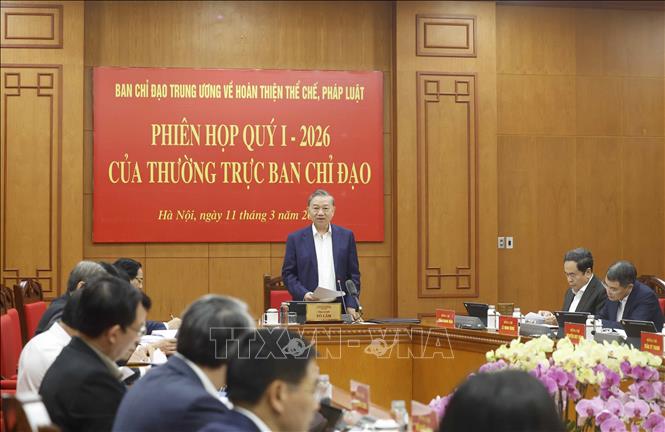 Tổng Bí thư Tô Lâm phát biểu. Ảnh: Thống Nhất – TTXVN