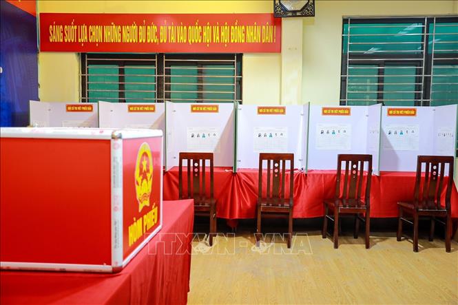 Các bước chuẩn bị cuối cùng đang dần được hoàn thành. Ảnh: Khánh Hoà - TTXVN