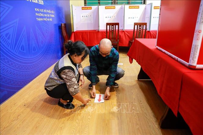 Các bước chuẩn bị cuối cùng đang dần được hoàn thành. Ảnh: Khánh Hoà - TTXVN