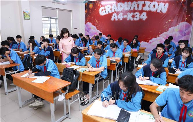 Trong hai ngày 30,31/5/2026, trên địa bàn Hà Nội sẽ diễn ra kỳ thi tuyển sinh vào lớp 10 THPT công lập năm học 2026-2027. Ảnh: Thanh Tùng - TTXVN