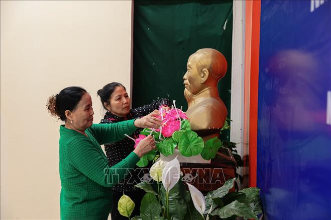 Công tác chuẩn bị tại các điểm bỏ phiếu đã hoàn tất, sẵn sàng phục vụ ngày bầu cử. Ảnh: Phạm Tuấn Anh - TTXVN