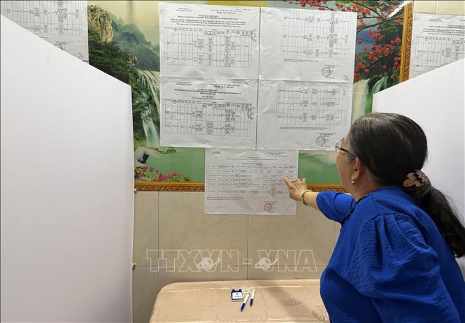 Thành phố Cần Thơ đã hoàn tất các khâu chuẩn bị, đảm bảo chu đáo, thuận lợi để cử tri thực hiện quyền và nghĩa vụ bầu cử. Ảnh: Nguyễn Văn Việt – TTXVN

