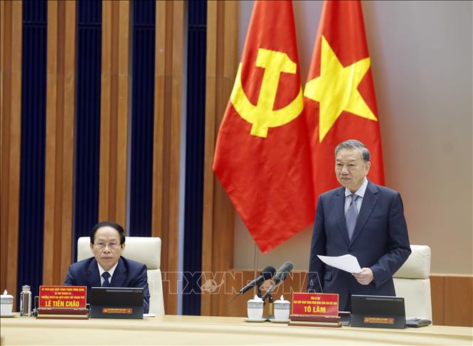 Tổng Bí thư Tô Lâm phát biểu. Ảnh: Thống Nhất – TTXVN