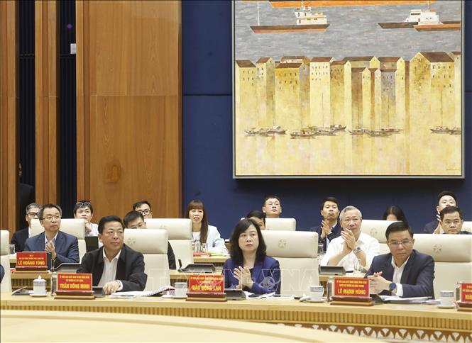 Các đại biểu tham dự cuộc làm việc. Ảnh: Thống Nhất – TTXVN