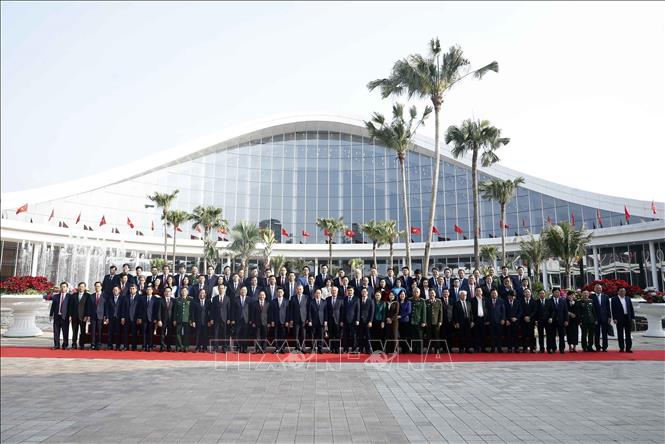 Tổng Bí thư Tô Lâm và các đại biểu. Ảnh: Thống Nhất – TTXVN