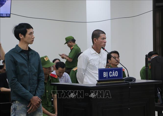 Các bị cáo tại phiên tòa. Ảnh: Tuấn Kiệt – TTXVN.