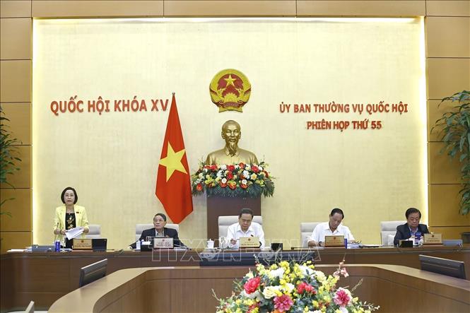 Phó Chủ tịch Quốc hội Nguyễn Thị Thanh phát biểu. Ảnh: Doãn Tấn - TTXVN