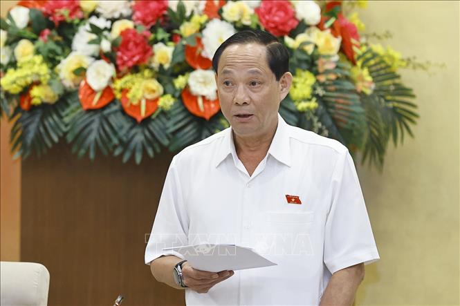 Phó Chủ tịch Quốc hội Trần Quang Phương phát biểu. Ảnh: Doãn Tấn - TTXVN

