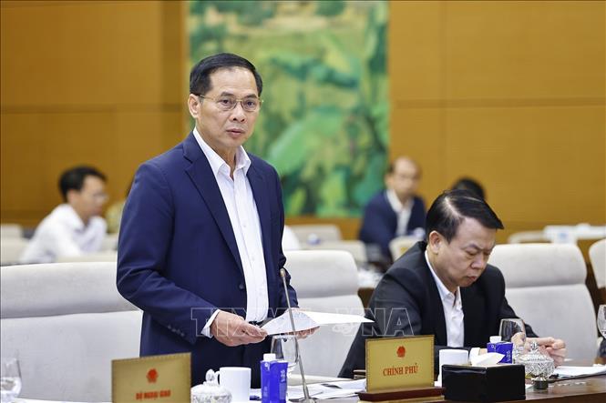 Phó Thủ tướng Chính phủ Bùi Thanh Sơn phát biểu. Ảnh: Doãn Tấn - TTXVN

