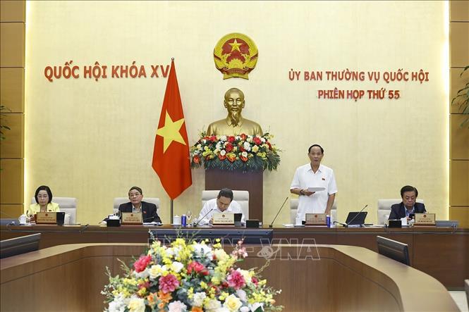 Phó Chủ tịch Quốc hội Trần Quang Phương phát biểu. Ảnh: Doãn Tấn - TTXVN

