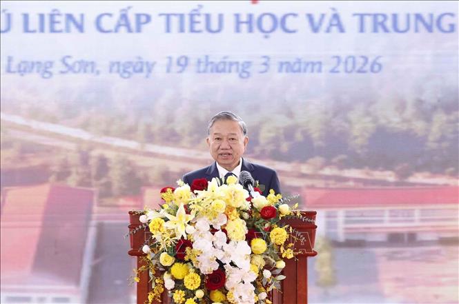 Tổng Bí thư Tô Lâm phát biểu. Ảnh: Thống Nhất – TTXVN