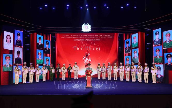 Đại tướng Lương Tam Quang, Bộ trưởng Bộ Công an phát biểu. Ảnh: Phạm Kiên - TTXVN