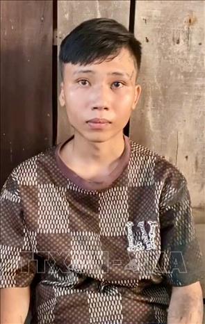 Đối tượng Nguyễn Thành Nhân bị truy nã về tội “Gây rối trật tự công cộng”. Ảnh: TTXVN phát