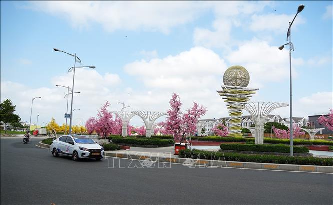 Một góc khu đô thị Phú Cường, phường Rạch Giá, tỉnh An Giang. Ảnh: Lê Huy Hải - TTXVN