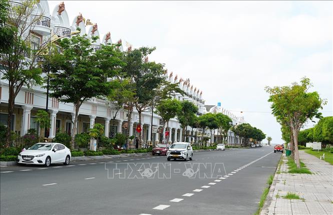 Một góc khu đô thị Phú Cường, phường Rạch Giá, tỉnh An Giang. Ảnh: Lê Huy Hải - TTXVN
