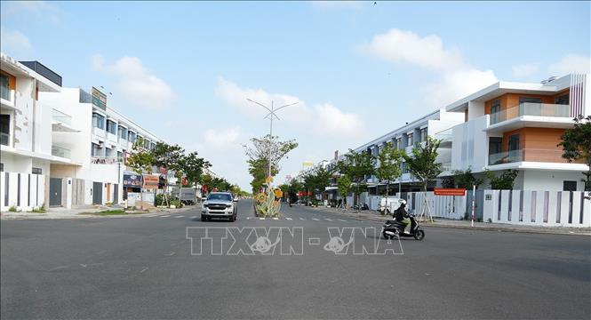 Một góc khu đô thị Tây Bắc, phường Rạch Giá, tỉnh An Giang. Ảnh: Lê Huy Hải - TTXVN