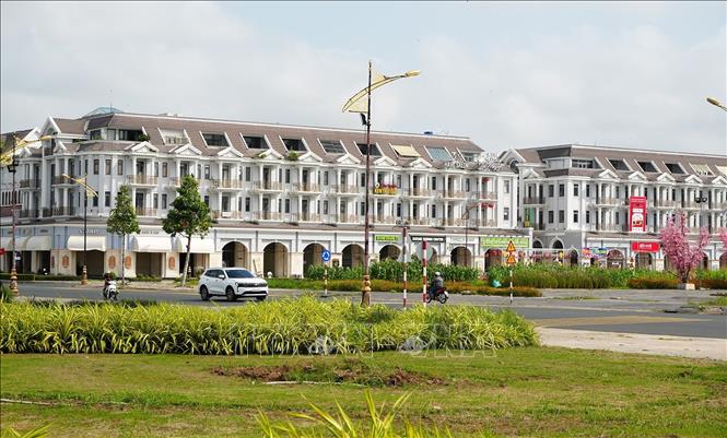 Một góc khu đô thị Phú Cường, phường Rạch Giá, tỉnh An Giang. Ảnh: Lê Huy Hải - TTXVN