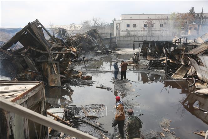 Ngày 17/3/2026, Liên hợp quốc kêu gọi tiến hành cuộc điều tra nhanh chóng và độc lập về vụ tấn công vào một trung tâm cai nghiện ma túy ở thủ đô Kabul, Afghanistan (ảnh) khiến ít nhất 400 người thiệt mạng và khoảng 250 người bị thương. Chính quyền Taliban cáo buộc Pakistan thực hiện vụ tấn công này, trong khi Islamabad khẳng định không nhằm vào các mục tiêu dân sự. Ảnh: THX/TTXVN