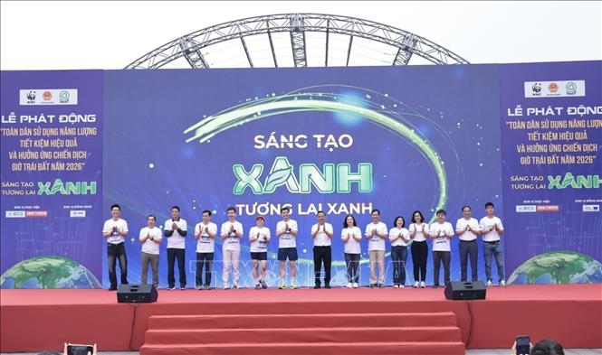 Các đại biểu tham dự lễ phát động. Ảnh: Trần Việt - TTXVN 
