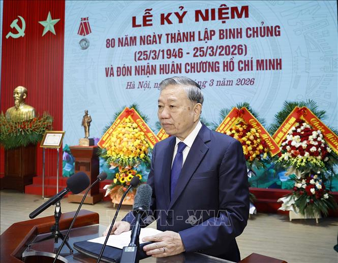 Tổng Bí thư Tô Lâm phát biểu chỉ đạo. Ảnh: Thống Nhất – TTXVN