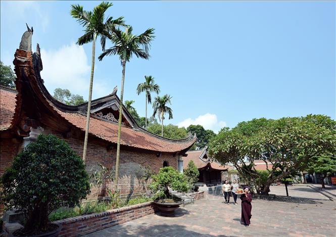 Chùa Vĩnh Nghiêm (phường Tân An, tỉnh Bắc Ninh) thuộc Quần thể di tích và danh thắng Yên Tử - Vĩnh Nghiêm - Côn Sơn, Kiếp Bạc. Ảnh: Việt Hùng – TTXVN
